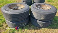 4 x 385-65-225 - Recut on 10 stud wheels
