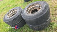 4 x 385-65-225 - Recut on 10 stud wheels - 2