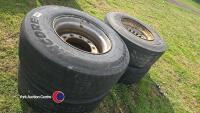 4 x 385-65-225 - Recut on 10 stud wheels - 2