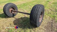 Howard axle and wheels