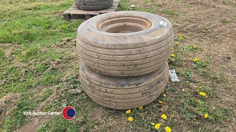 Pair of LGP tractor front wheels, 11.5/80 15.3