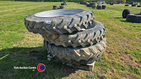 4 x JCB Fastrac rowcrop wheels