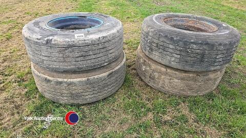 4 x Supersingle wheels and tyres