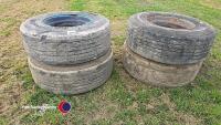 4 x Supersingle wheels and tyres