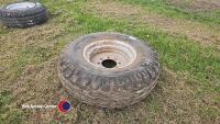 12.5/80 R18 wheel and tyre