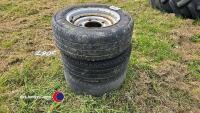3 x Ifor Williams 185/60 R12C wheels
