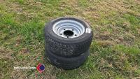 2 x Ifor Williams 185/60 R12C wheels - 4