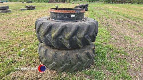 480/70 R38 Stock duel wheels