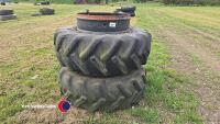 480/70 R38 Stock duel wheels