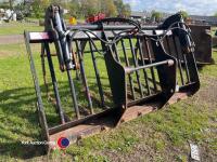 Strimech 7ft 6in muck grab on Manitou brackets - 3