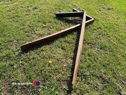 Pair of long forklift tines