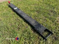 Forklift attachment for moving trailers - 3