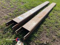 Pair of forklift extensions