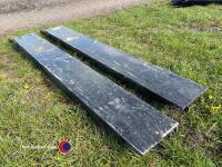 Pair of forklift extensions - 3