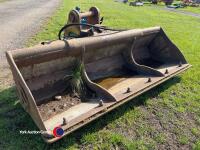 Hydraulic tilting grading bucket, 65mm pins