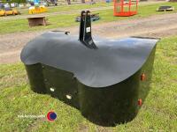 Proforge Handibox front tractor toolbox, used but good condition with LED marker lights - 2