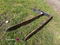 Set of forklift pallet tines - 2