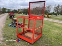 Forklift man safety cage