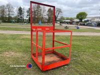 Forklift man safety cage - 2