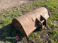 1.5T mini digger 600 plain bucket