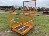 Forklift/telehandler, Sartey cage, yellow, as new