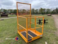 Forklift/telehandler, Sartey cage, yellow, as new - 2