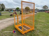 Forklift/telehandler, Sartey cage, yellow, as new - 4