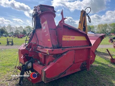 Teagle Tomohawk 808 mounted straw chopper, control box in office, 2010