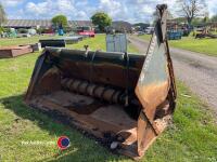 Mailleux 8ft 2in auger mixer buckets on pin and cone brackets - 2