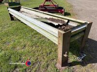 Feed trough, approx 11ft long, 26in wide 2ft high - 2