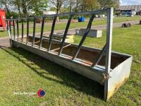 15ft diagonal feed barrier and trough