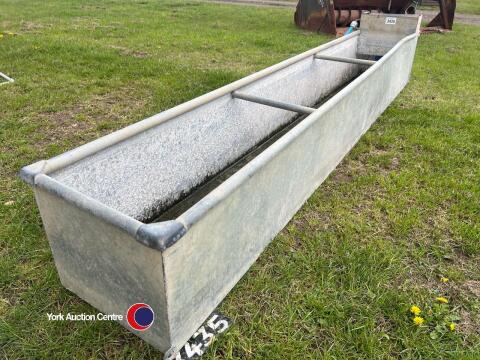 Galvanised water trough