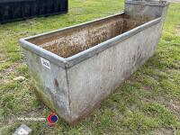 Galvanised water trough