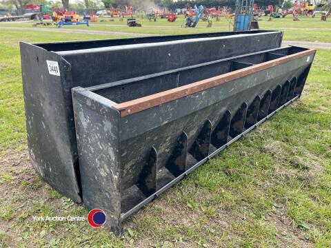 2 x 8ft pig feeders
