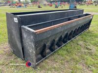 2 x 8ft pig feeders