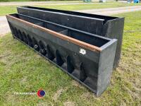 2 x 8ft pig feeders - 4