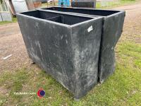 2 x 5 space pig feeders - 3