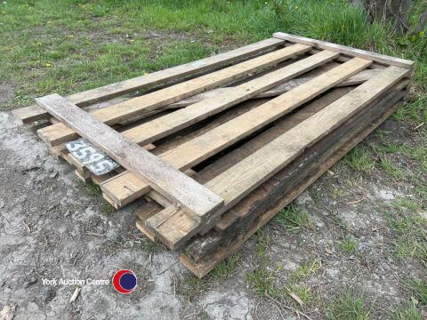 4 x wooden hurdles - makes one pen