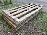 4 x wooden hurdles - makes one pen - 2
