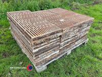 36 x steel slats, 90cm x 38cm - 2