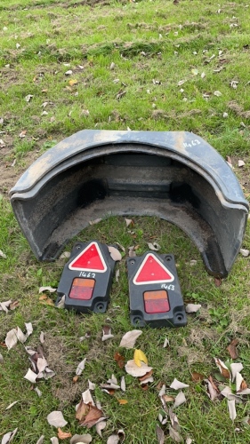 Pair of mudguards and lights