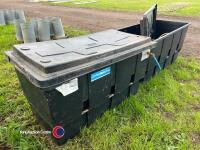 2 x plastic water tanks with lids - 3