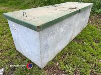 6ft x 2ft galvanised tank