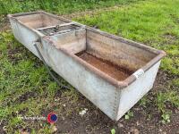 6ft x 18in galvanised trough - 2