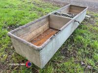 6ft x 18in galvanised trough - 3