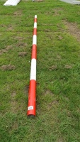 Aluminium barrier pole approx 4.8m long