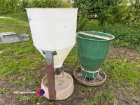 2 x feed hoppers for weaners/lambs