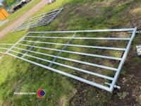 Ritchie 12ft, 7 bar metal gate, unused - 2