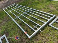 Ritchie 12ft, 7 bar metal gate, unused - 4