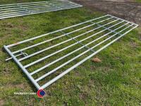 Ritchie 12ft, 7 bar metal gate, unused - 4